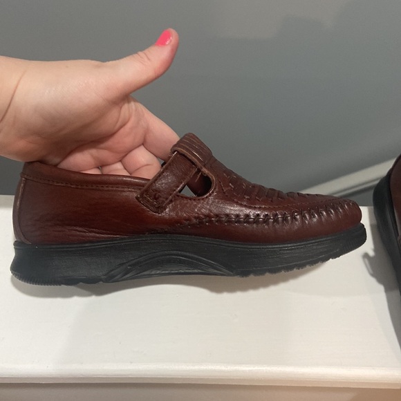 Dexter USA walkmocs mules NWOT these are great leather shoes size 6 Grandmacore - Picture 12 of 17